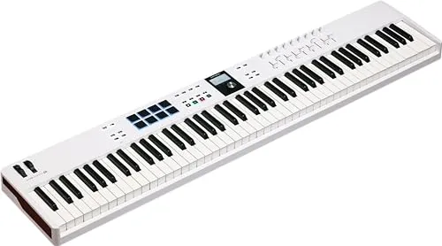 Arturia KeyLab Essential mk3 88-Key Universal MIDI Controller and Software (White)