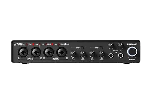 Yamaha URX44C 6x4 USB-C Audio Interface