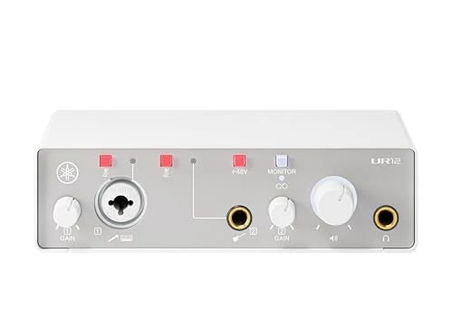 Yamaha UR12MK3 2x2 USB-C Audio Interface (White)