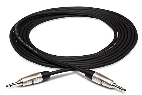 Hosa HMM-010 REAN 3.5 mm TRS Pro Stereo Interconnect, 10 Feet (Open Box)