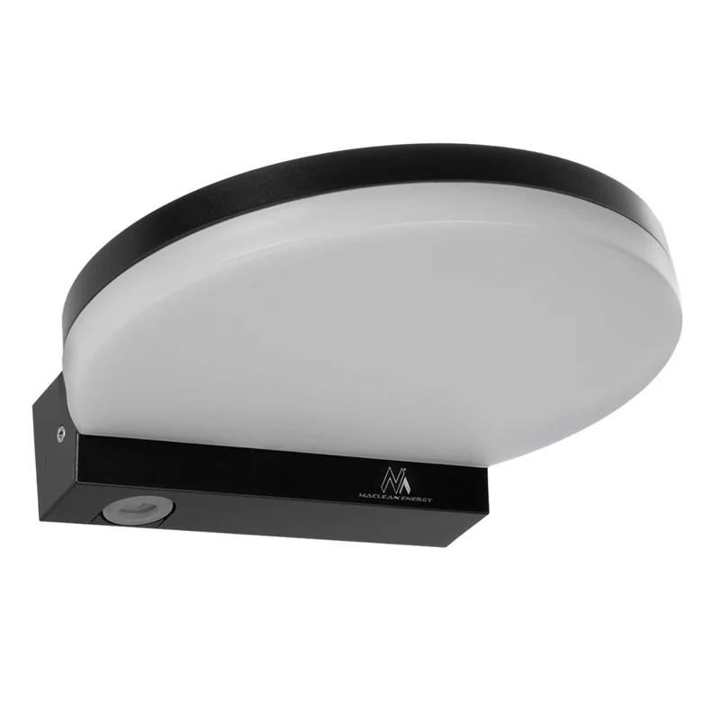 Maclean LED-Lampe, schwarz, 15W, IP65, 1300lm, neutralweiß (4000K) MCE346 B