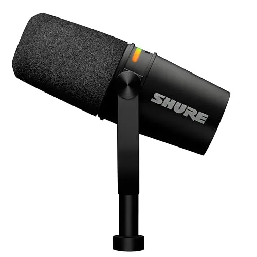 Shure MV7+ Podcast XLR/USB Microphone (Black)
