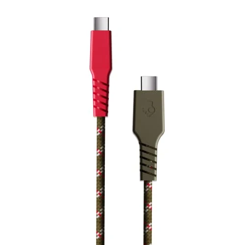 Skullcandy Line+ Braided Charging Cable, USB-C to USB-C - Camo