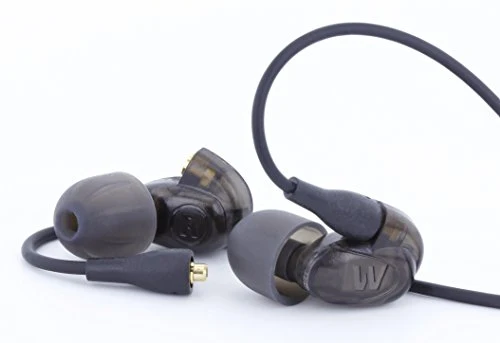 Westone UM1 Single-Driver Universal-Fit In-Ear Musicians’ Monitors with Removable MMCX Audio Cable - Charcoal