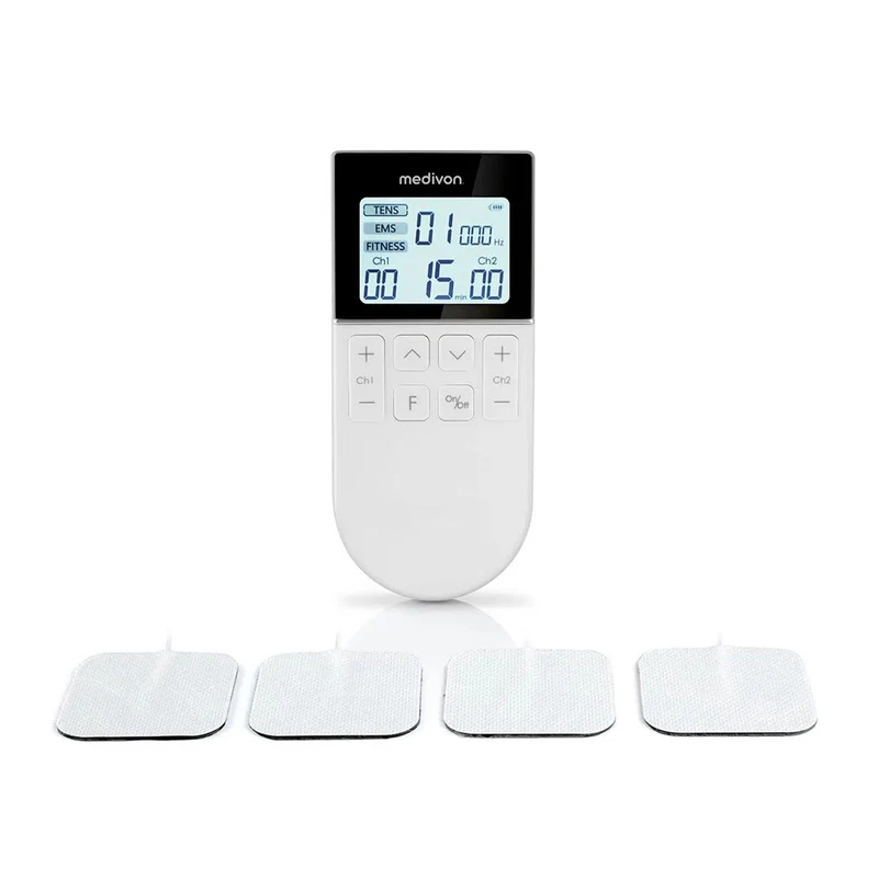 Medivon Professioneller Muskelelektrostimulator Stimulierendes Abs Training LCD Display Schmerzlinderung