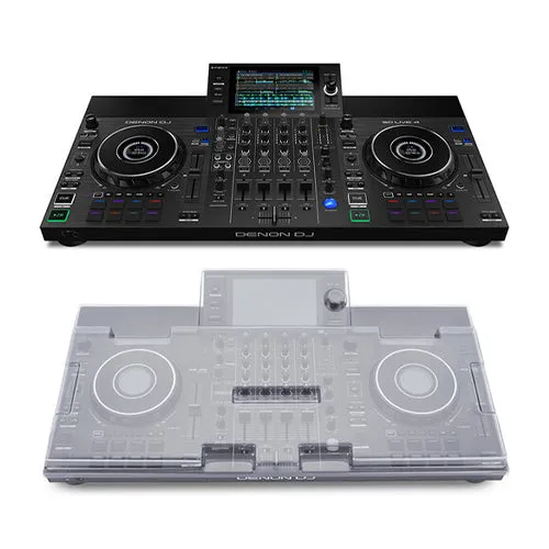Denon DJ SC Live 4-Standalone Controller + Decksaver Dust Cover