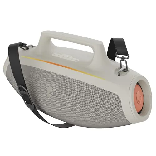 Skullcandy Barrel Bluetooth Boombox Speaker, Bone