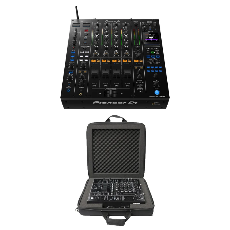 Pioneer DJ DJM-A9 4-Channel Digital Pro-DJ Mixer + Magma Bags CTRL Case