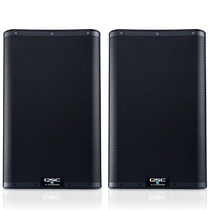 QSC K10.2 Active 10" Powered 2000 Watt Loudspeaker (Pair)