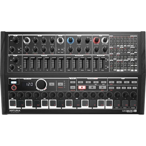 Arturia MiniBrute 2S Special Edition Noir Semi-Modular Analog Synthesizer/Sequencer (Black) (Open Box)