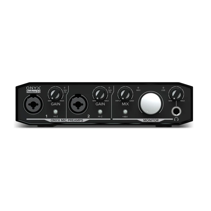 Mackie Audio Interface, Onyx Producer 2X2 USB Audio Interface with MIDI (Onyx Producer 2-2)