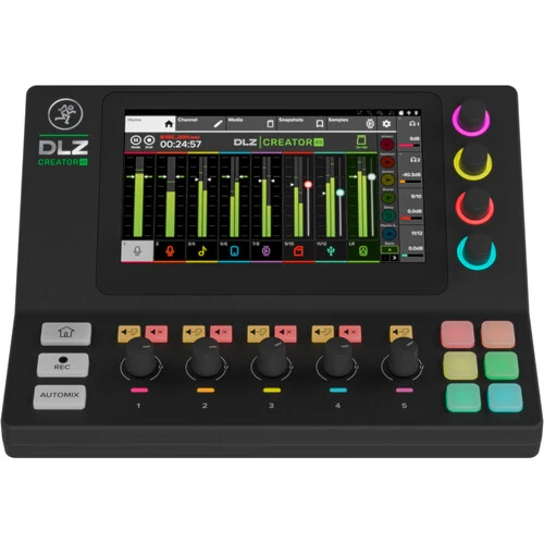 Mackie DLZ Creator XS Adaptive Digital Streaming Mixer (Open Box)