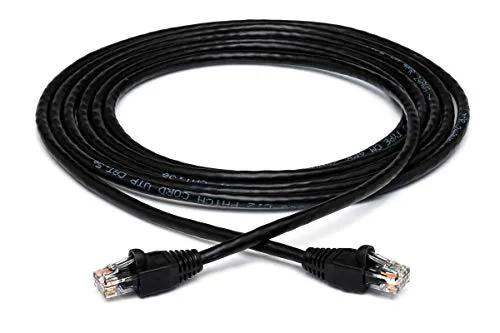 Hosa Technology Cat5e 10/100 Base-T Ethernet Cable (5', Black) (Open Box)